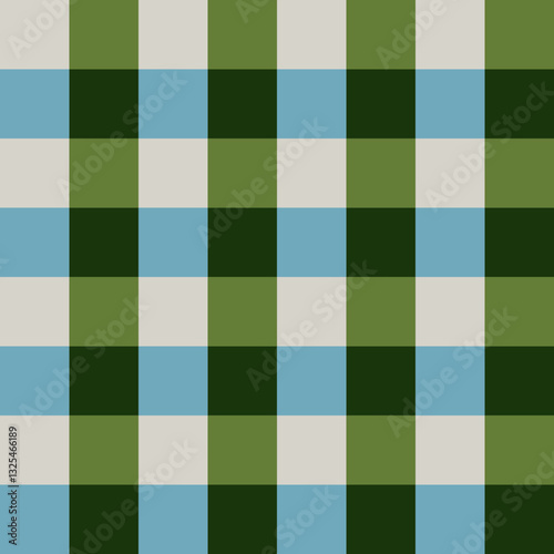 Phthalo green collection 1. Green, Teal and Beige Checkerboard Texture, seamless pattern and classic checkerboard and creating a high-contrast visual effect.