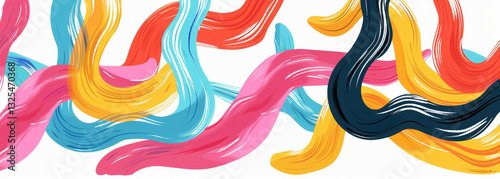 Abstract colorful background, design, illustration, vector, swirl, shape, art, pattern, wave, spiral, rainbow, color, texture, wallpaper, light, decoration, lines, symbol, 3d, colorful, sign, element,