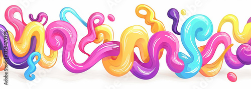 Abstract colorful background, design, illustration, vector, swirl, shape, art, pattern, wave, spiral, rainbow, color, texture, wallpaper, light, decoration, lines, symbol, 3d, colorful, sign, element,