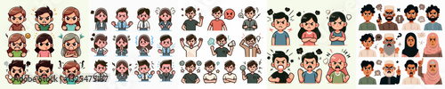 Angry People Vector Image Set 