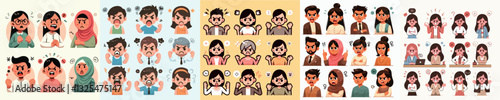 Angry People Vector Image Set 