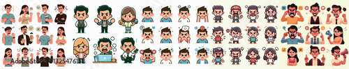 Angry People Vector Image Set 