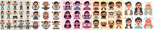 Angry People Vector Image Set 