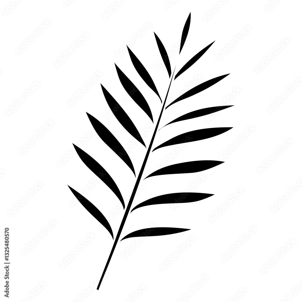 Obraz premium plant branch leaf icon