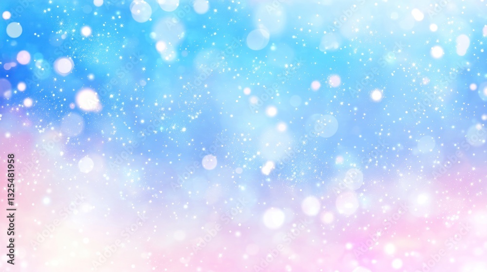 Pastel Blue Pink Sparkle Background Bokeh Lights Soft Dreamy Design Pastel Blue Pink Sparkle Background Bokeh Lights Soft Dreamy Design