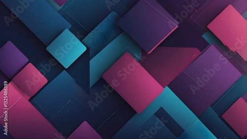  Abstract Geometric Gradient Background
