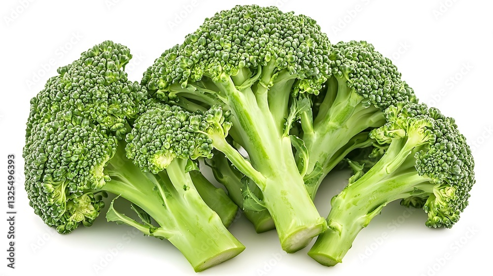 Broccoli isolate on white with clipping path Broccoli isolate on white with clipping path