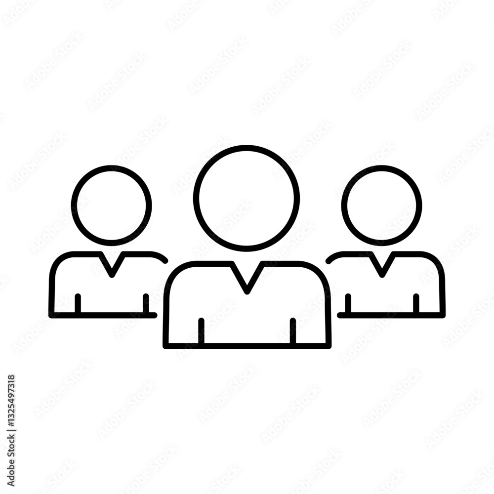 Teamwork Line Icon. Teamwork, Business, Planning, Strategy, Marketing, Leadership, Work Group, Meeting, Partnership Icons Editable Stroke Vector Illustration Teamwork Line Icon. Teamwork, Business, Planning, Strategy, Marketing, Leadership, Work Group, Meeting, Partnership Icons Editable Stroke Vector Illustration