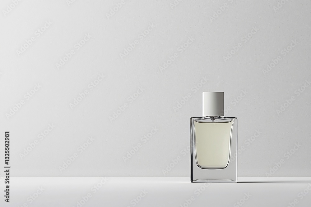 Elegant Minimalist Perfume Bottle on Simple Background Studio Photo Calm Environment Modern Aesthetic Elegant Minimalist Perfume Bottle on Simple Background Studio Photo Calm Environment Modern Aesthetic