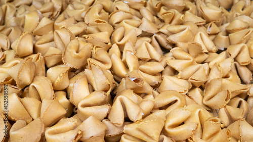 close up fortune cookies
