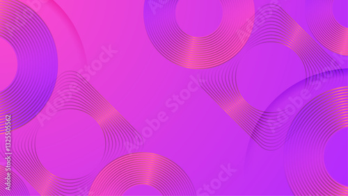 abstract pink gradient circles background vector illustration, great for business project, presentation background, and wallpaper
