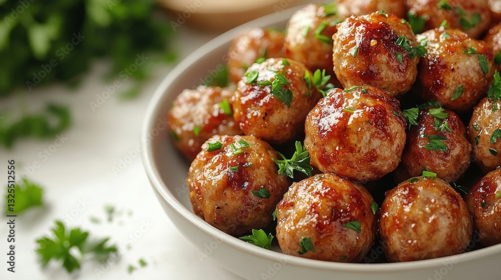 Glazed Meatballs in a Bowl Glazed Meatballs in a Bowl