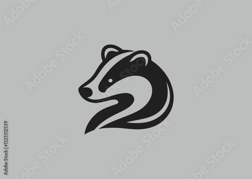 Badger Logo – A bold and determined badger design, representing resilience, strength, and tenacity.