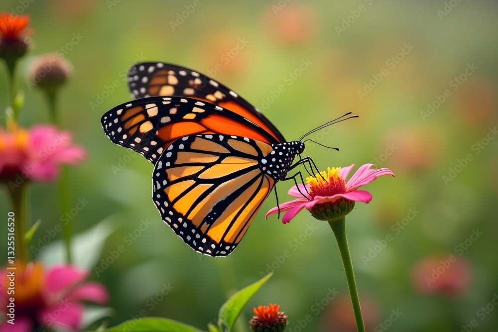 A Stunning Display of Monarch Butterflies Migrating South for the Winter A Stunning Display of Monarch Butterflies Migrating South for the Winter