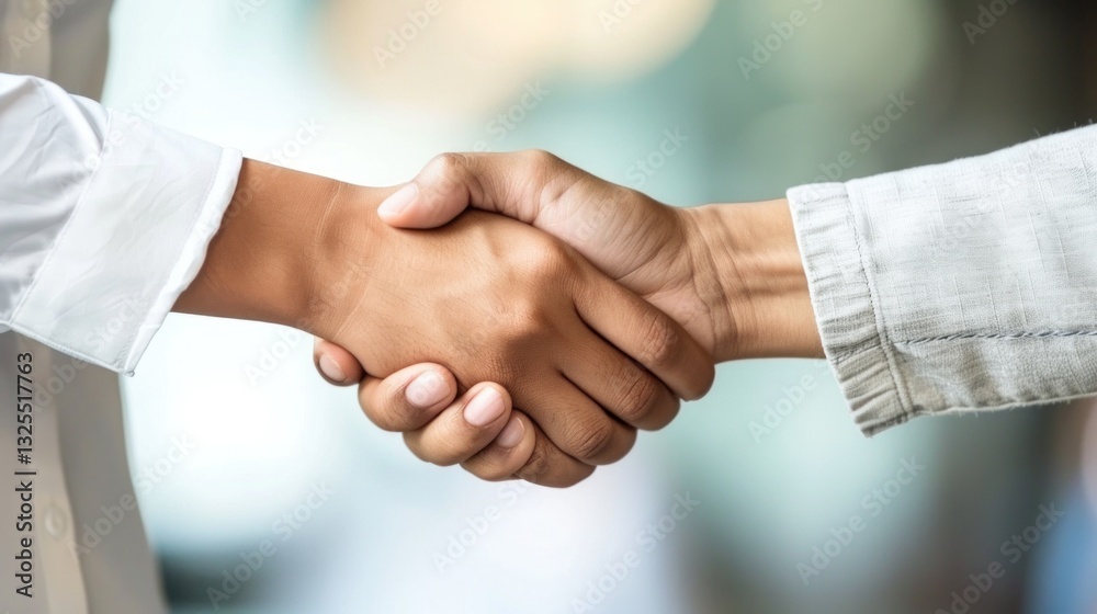 A client and financial advisor shaking hands after a successful investment consultation, symbolizing trust and partnership. A client and financial advisor shaking hands after a successful investment consultation, symbolizing trust and partnership.