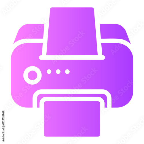 printer Gradient icon