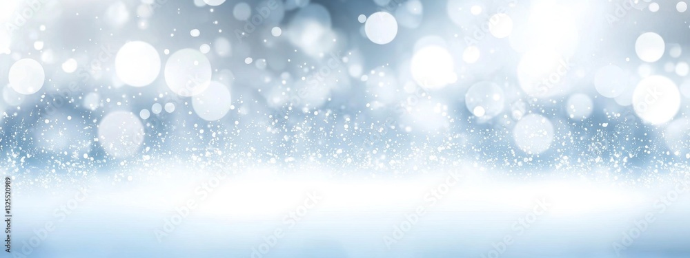 Fototapeta premium Captivating snowy scene that captures the essence of frosty weather.