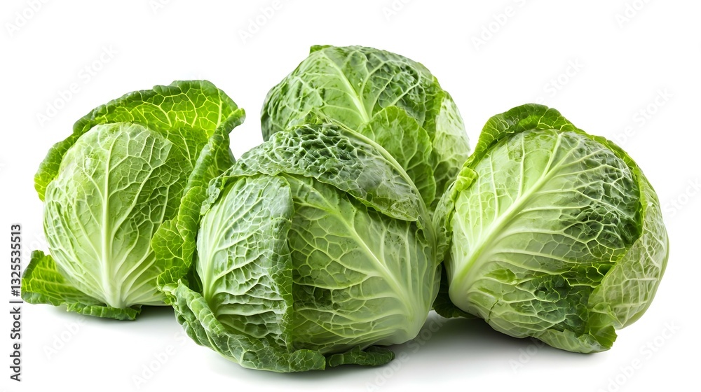 Fototapeta premium cabbage isolated on white background