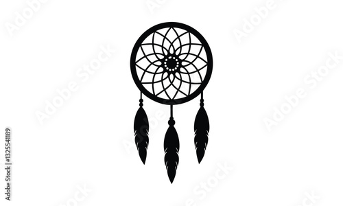 Wallpaper Mural Dream Catcher Silhouette Vector Design Torontodigital.ca