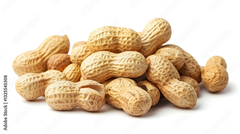 peanut isolated on white background full depth peanut isolated on white background full depth
