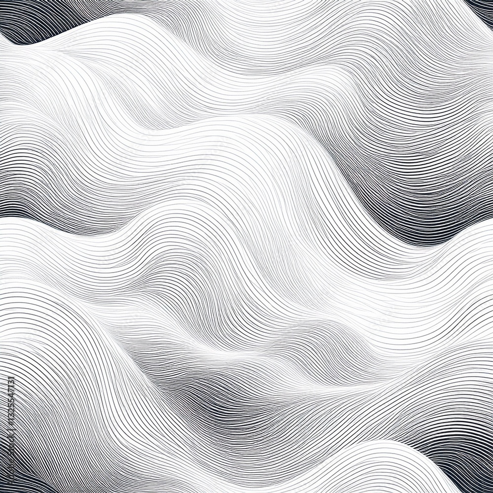 Stylish and modern minimalist seamless white wave texture pattern background with monochromatic color scheme. Abstract White Wave Forms background Stylish and modern minimalist seamless white wave texture pattern background with monochromatic color scheme. Abstract White Wave Forms background