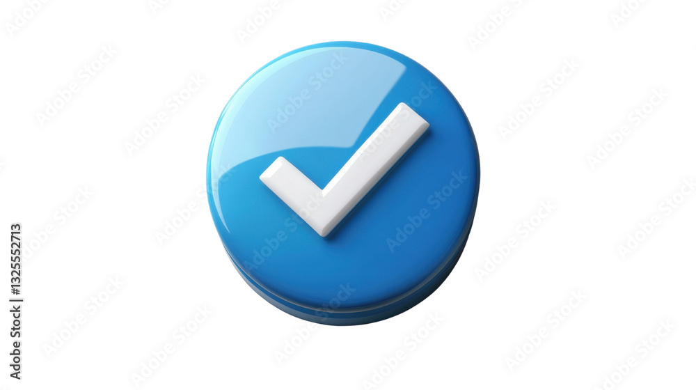 check mark button isolated on white background check mark button isolated on white background