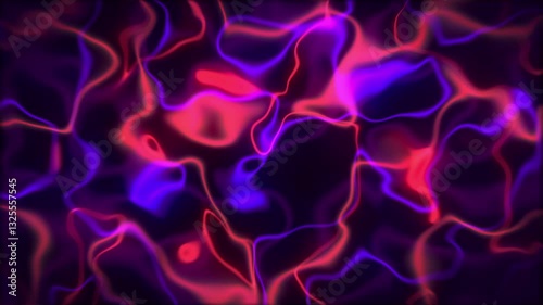 Abstract red fire background with glowing bubbles and dynamic energy patterns