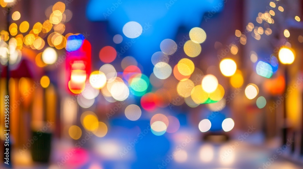 Urban Bokeh Bliss - Abstract defocused city lights creating a mesmerizing background full of vibrant colors and soft glows. Urban Bokeh Bliss - Abstract defocused city lights creating a mesmerizing background full of vibrant colors and soft glows.
