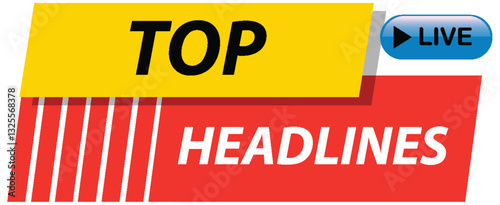 Dynamic News Headlines Banner Design