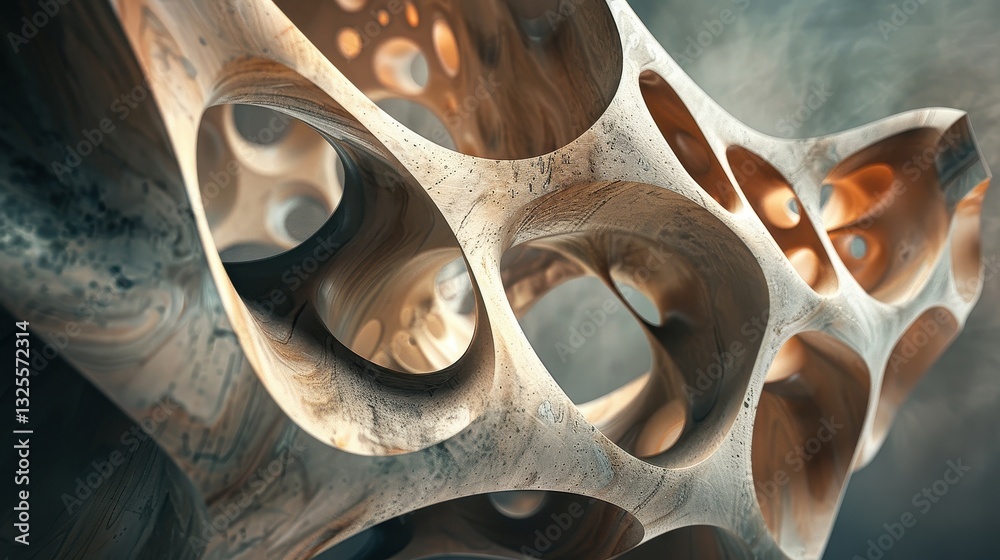 Intricate Wooden Architectural Structure