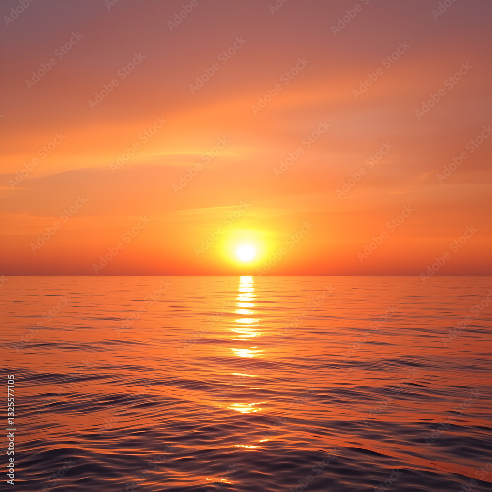 Obraz premium sunset over the sea