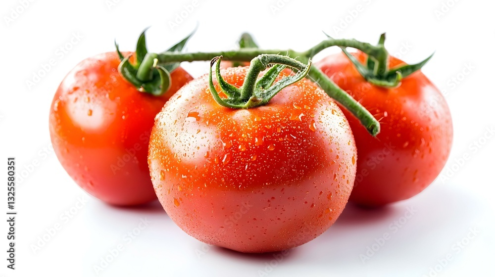 Fresh tomato isolated on white background Fresh tomato isolated on white background