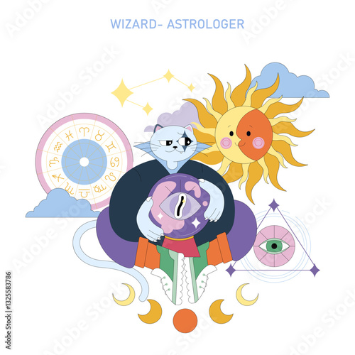 12 Archetypes. Flat Vector Illustration