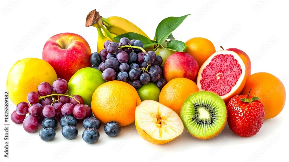 colorful ripe fruit composition isolated colorful ripe fruit composition isolated