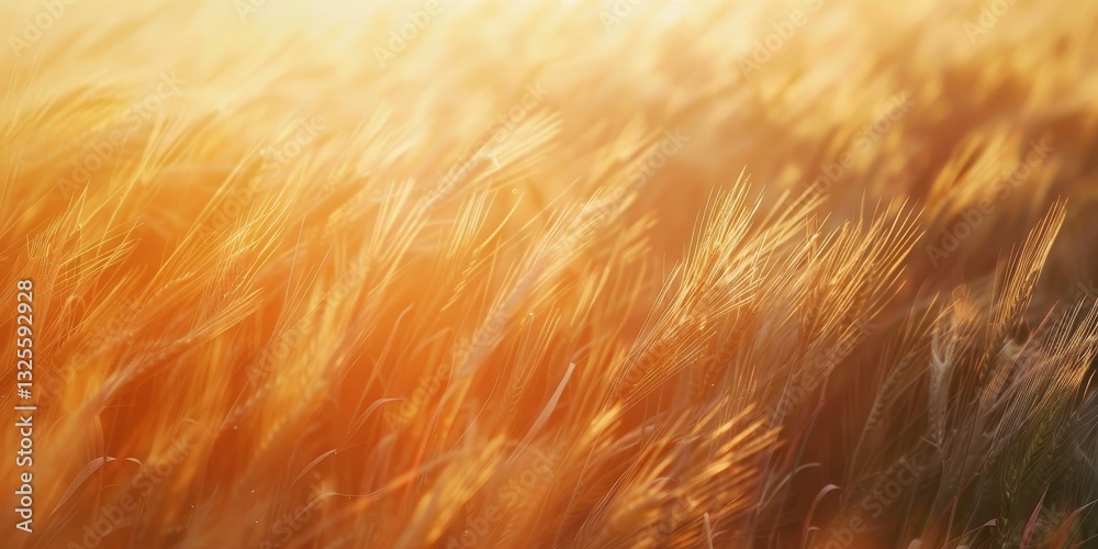 Golden Wheat Field at Sunset