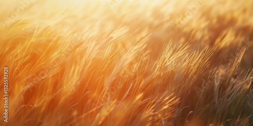 Obraz na płótnie Golden Wheat Field at Sunset w salonie