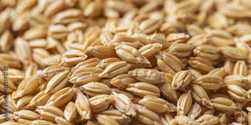 Close Up of Wheat Grains: A Nutritious Food Source