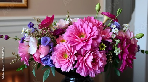 bouquet of pink and white flowers