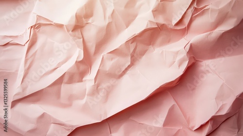 Wallpaper Mural Elegant soft crumpled pink paper texture offers abstract design elements Torontodigital.ca