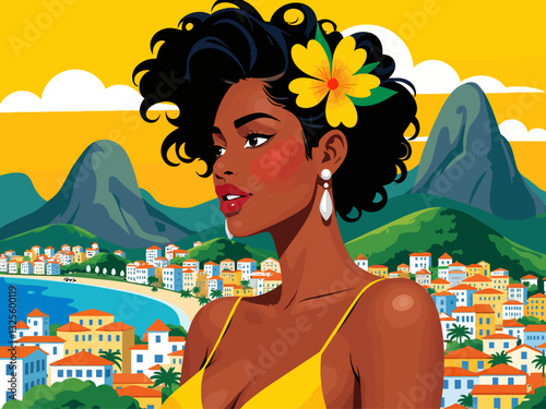  is an adjective given to a girl to call her beautiful or hot, a way of saying that she is attractive. It is a slang created and used in Brazil, mainly in Rio de Janeiro
