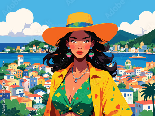  is an adjective given to a girl to call her beautiful or hot, a way of saying that she is attractive. It is a slang created and used in Brazil, mainly in Rio de Janeiro