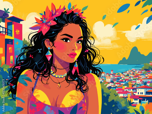  is an adjective given to a girl to call her beautiful or hot, a way of saying that she is attractive. It is a slang created and used in Brazil, mainly in Rio de Janeiro