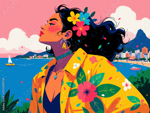  is an adjective given to a girl to call her beautiful or hot, a way of saying that she is attractive. It is a slang created and used in Brazil, mainly in Rio de Janeiro