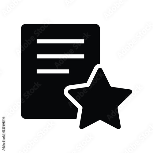 add favourite stars icon black