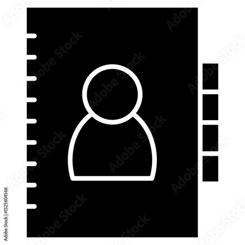 Phone book icon