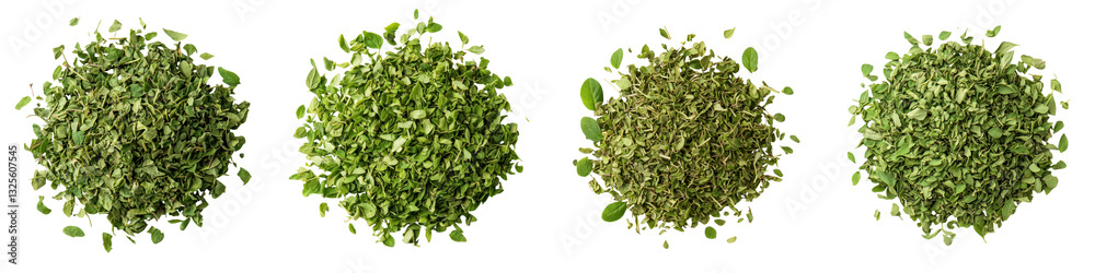 Pile of fresh organic green leaves and herbs including chives parsley cilantro mint and other aromatic plant ingredients perfect for culinary use cooking seasoning and healthy lifestyle Pile of fresh organic green leaves and herbs including chives parsley cilantro mint and other aromatic plant ingredients perfect for culinary use cooking seasoning and healthy lifestyle