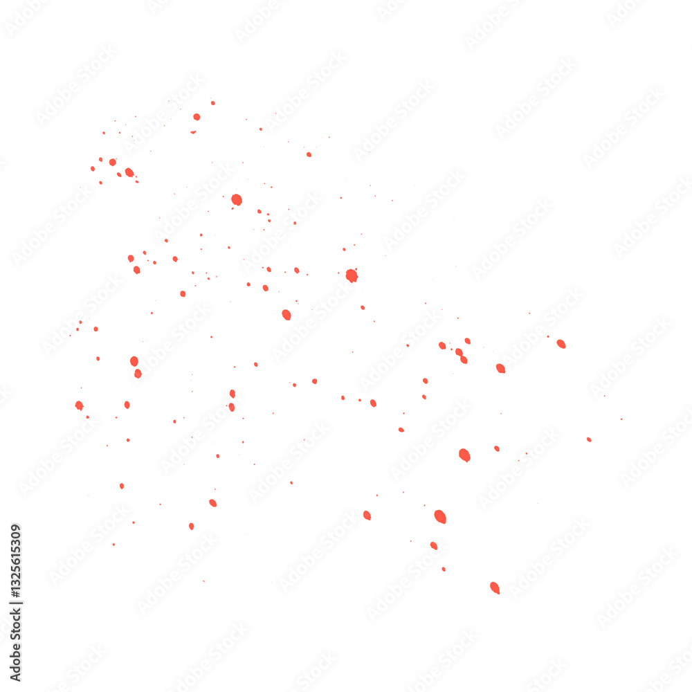 Paint splash isolated on white. Blood splatters. Red blots of watercolor Realistic bloody splatters for Halloween Drop of blood concept. blood splat isolated on png background. Paint splash isolated on white. Blood splatters. Red blots of watercolor Realistic bloody splatters for Halloween Drop of blood concept. blood splat isolated on png background.