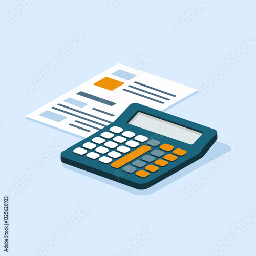 Accounting Essentials: Calculator and Financial Documents