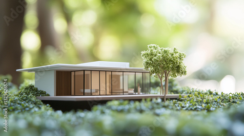 Model Home in Nature's Embr...