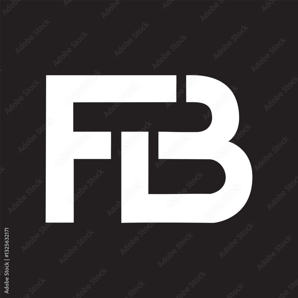 vector illustration of Letter FB logo icon design template element vector illustration of Letter FB logo icon design template element